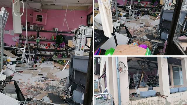 Raznijeli bankomat u Molvama i uništili dućan s igračkama: 'Ne znam kako ćemo platiti račune'