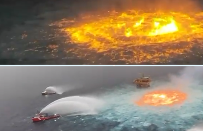Ogromni vatreni prsten u Meksičkom zaljevu: Pukao naftovod, ocean doslovno gori