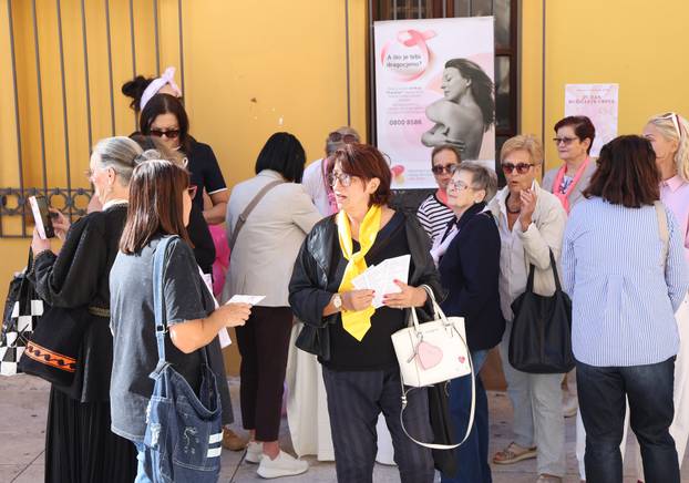 Šibenik: Obilježen Dan ruži?aste vrpce