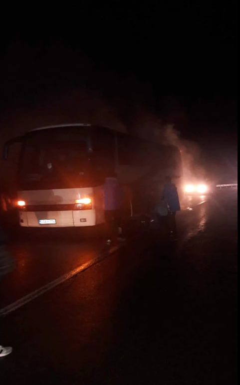 Igračima Radnika se zapalio autobus dok su putovali kući