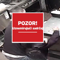 Užasna snimka napada škarama i mesarskim nožem na radnika fast food restorana u Splitu