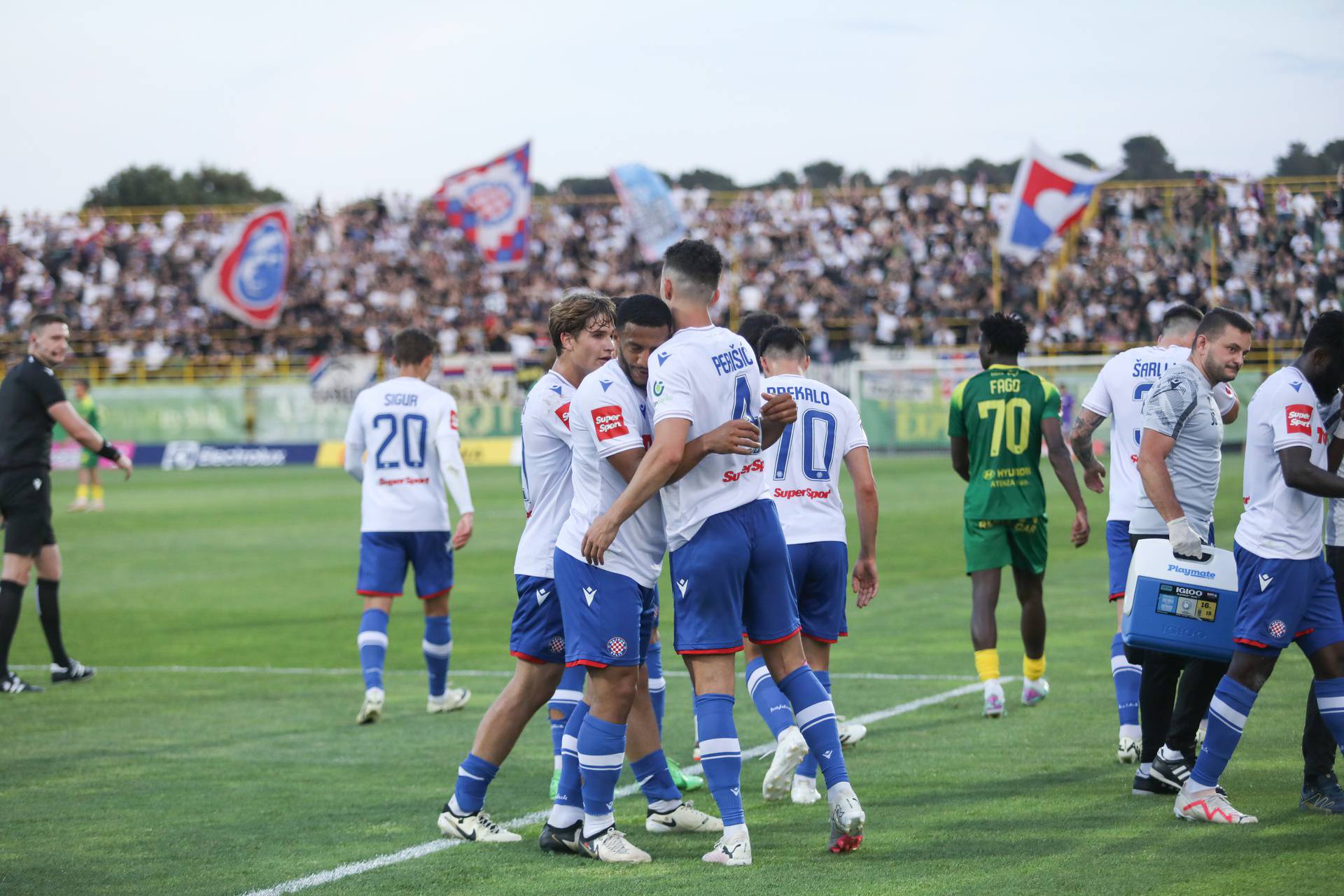 Pula: Utakmica između NK Istra 1961 - HNK Hajduk u 34. kolu SuperSport HNL-a 