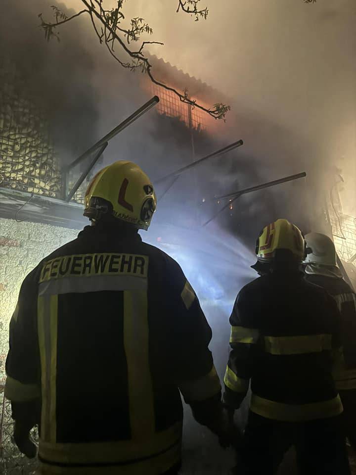 FOTO Buktinja kod Krapinskih Toplica: Spremište kukuruza i perad izgorjeli u velikom požaru