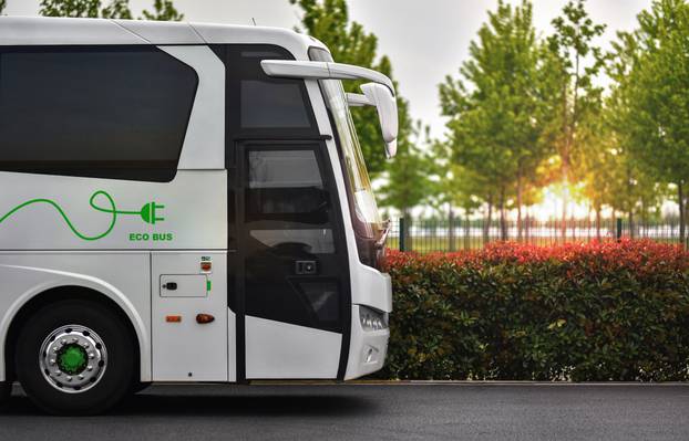 Electric,Bus.,Concept,Of,E-bus,With,Zero,Emission.