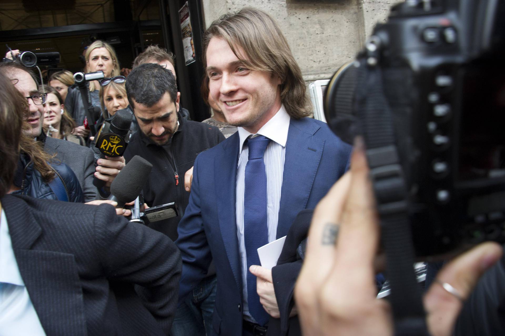 Rome, Press Conference of Raffaele Sollecito and his lawyers  after being acquitted