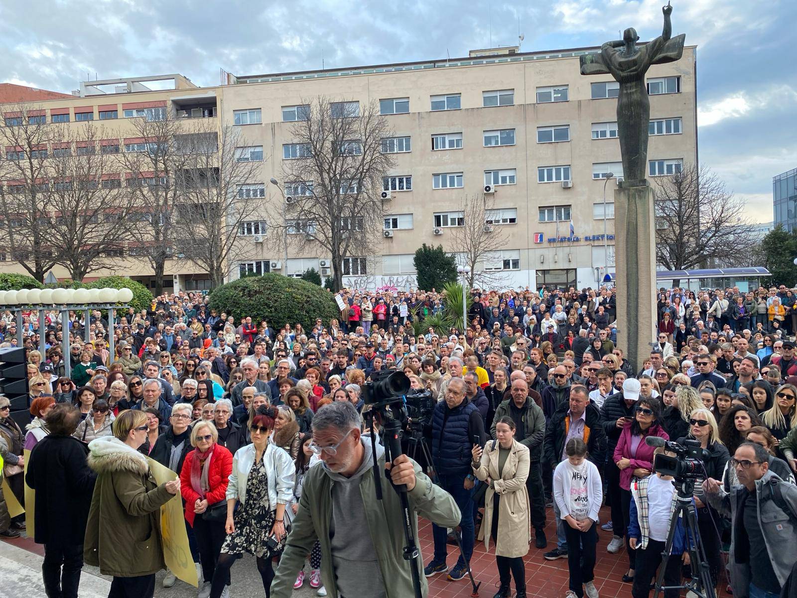 Prosvjed u Splitu zbog ubojstva Luke Bančića: 'On je dijete svih nas, nemojmo zatvarati oči!'