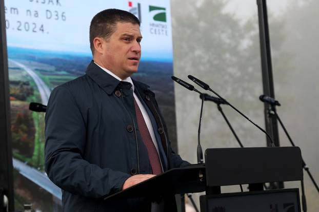 Svečanost puštanja u promet dionice autoceste A11 Lekenik - Sisak