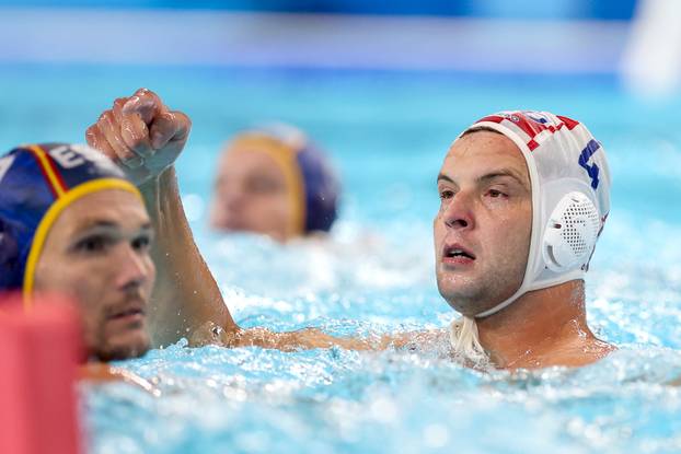 Susret Hrvatske i Španjolske u četvrtfinalu Olimpijskih igara u Parizu