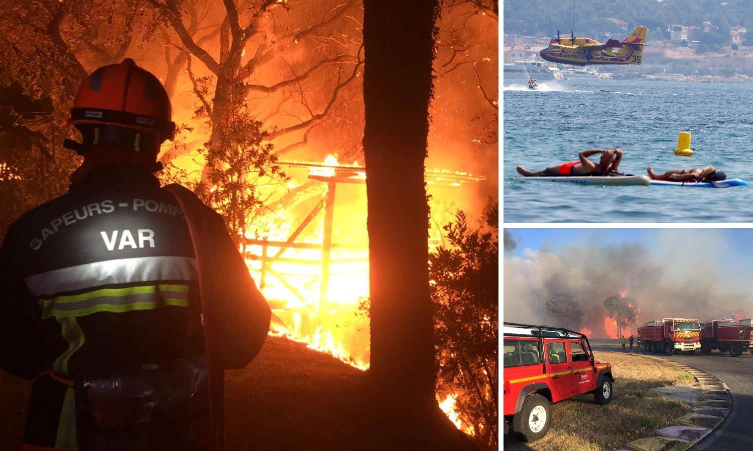 Imali samo par minuta: Tisuće se  spasile od požara koji guta šume kod francuske rivijere
