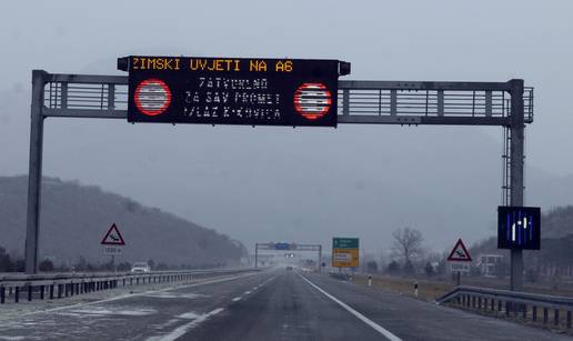 Olujni vjetar na A1: Autocesta otvorena samo za osobna auta