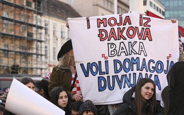 Zagreb: Svečani doček rukometaša nakon osvojenog srebra na Svjetskom prvenstvu