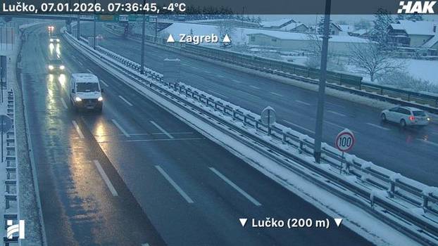 FOTO Autoceste diljem Hrvatske zametene snijegom, pogledajte