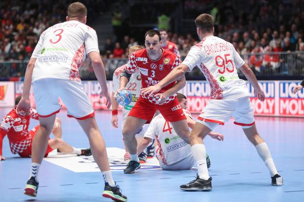 Graz: Hrvatska rukometna reprezentacija susrela se s Bjelorusijom u 2. kolu EP-a