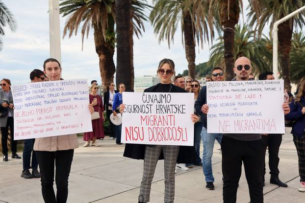 Split: Prosvjed protiv stranih radnika