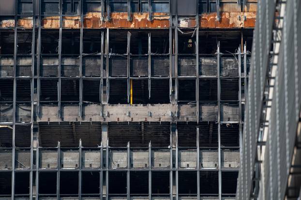 Zagreb: Nastavljeni radovi rušenja Vjesnika u Zagrebu