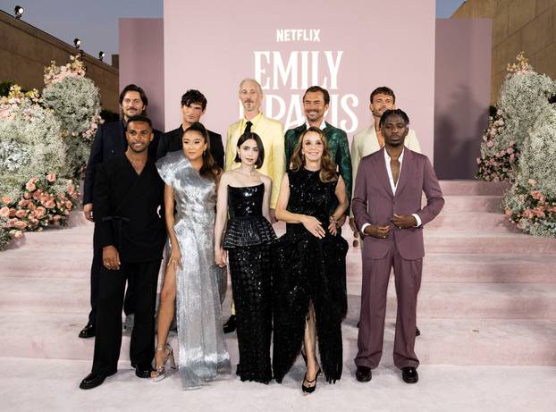 Premiere for Netflix's "Emily in Paris Season 4 " at The Egyptian Theatre Hollywood in Los Angeles