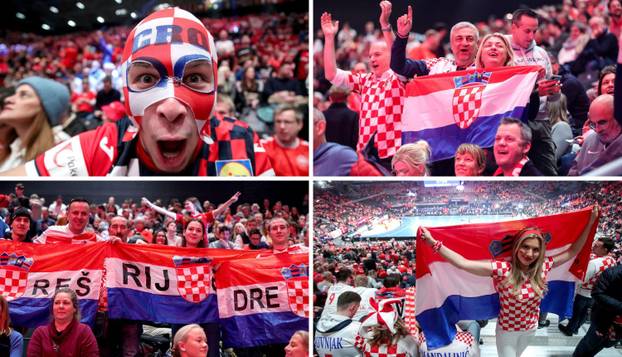 FOTO 'Kockice' obojile dvoranu u Oslu: Pogledajte fantastičnu podršku hrvatskih navijača