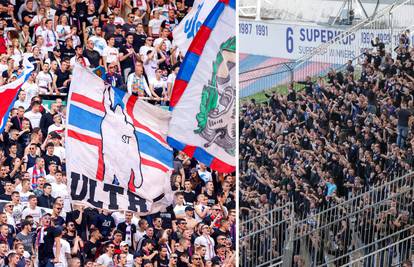 Hajduk i Dinamo kažnjeni zbog ponašanja navijača na derbiju