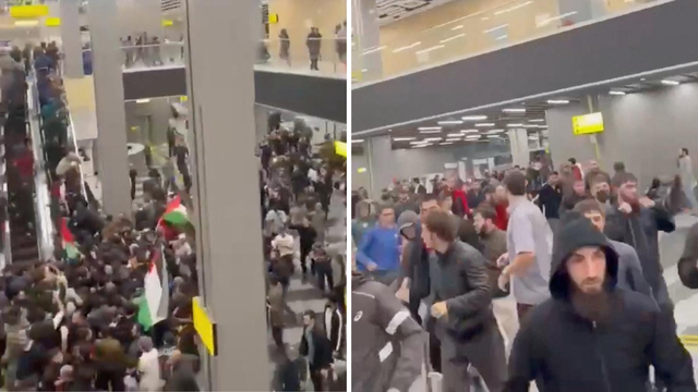 Nemiri stotine protuizraelskih prosvjednika u ruskoj zračnoj luci: Policija privela njih 60