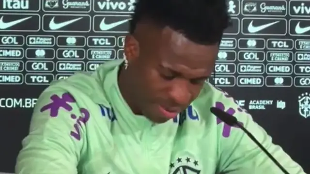 VIDEO Vinicius se rasplakao na presici: Ne želim da crnci pate