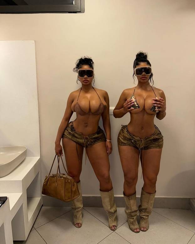 FOTO Jel' vidite duplo? Ne! Divlje blizanke ne vole odjeću, a jedna krade kreditne kartice...