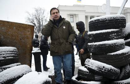 Saakašvilijevi pobornici htjeli su zauzeti dvoranu u Kijevu