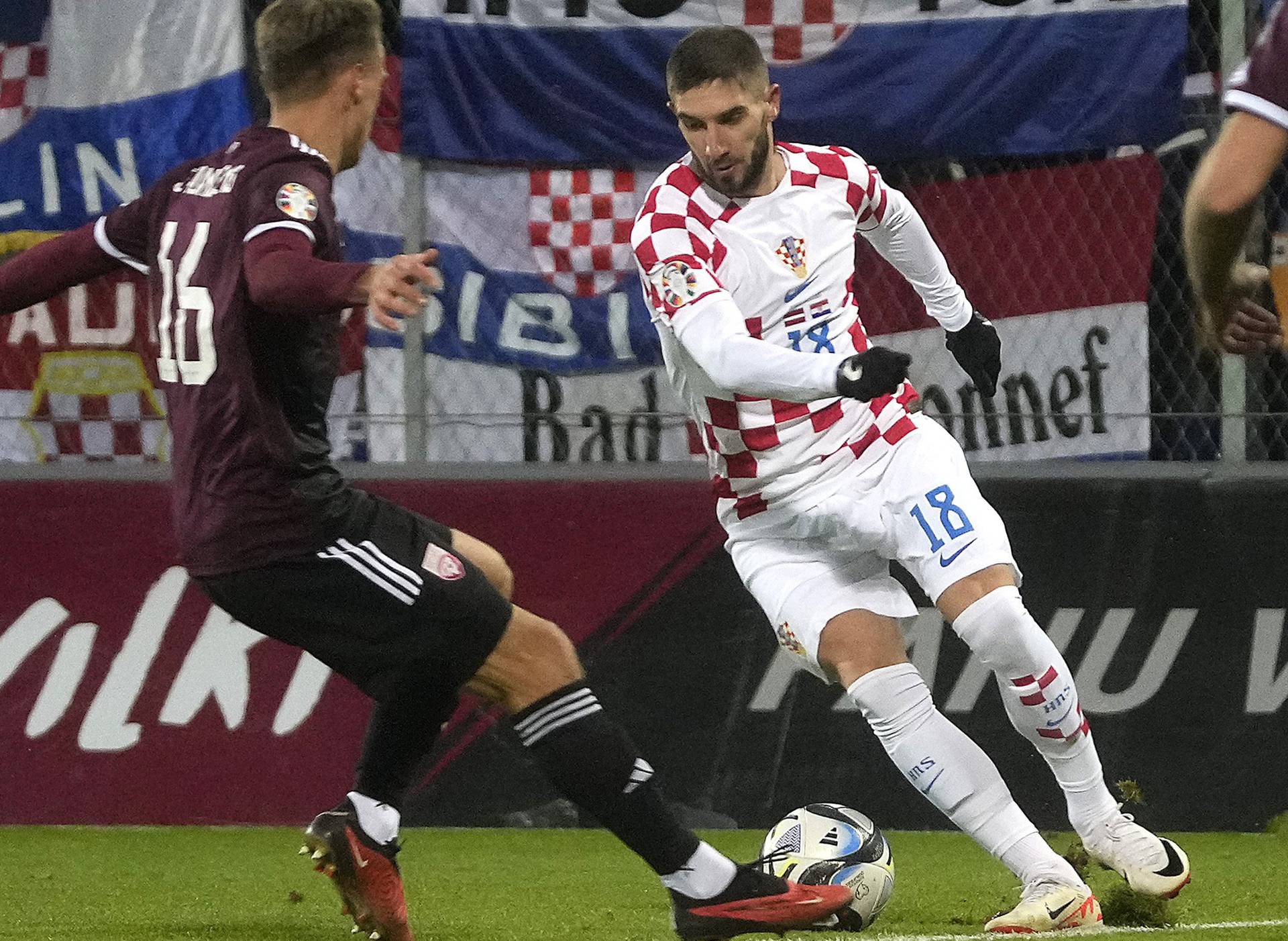 Euro 2024 Qualifier - Group D - Latvia v Croatia