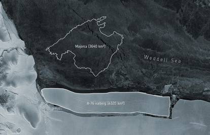 Najveća santa leda na svijetu odlomila se od Antarktike