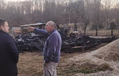 Još jedan požar na Banovini: Zvonku izgorjela drvena kuća