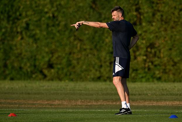 Trening nogometaša GNK Dinamo na pripremama u Sloveniji