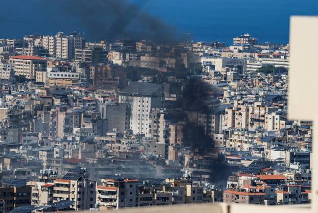Escalation between Hezbollah and Israel, amid the U.S.-Israeli conflict with Iran, in Beirut