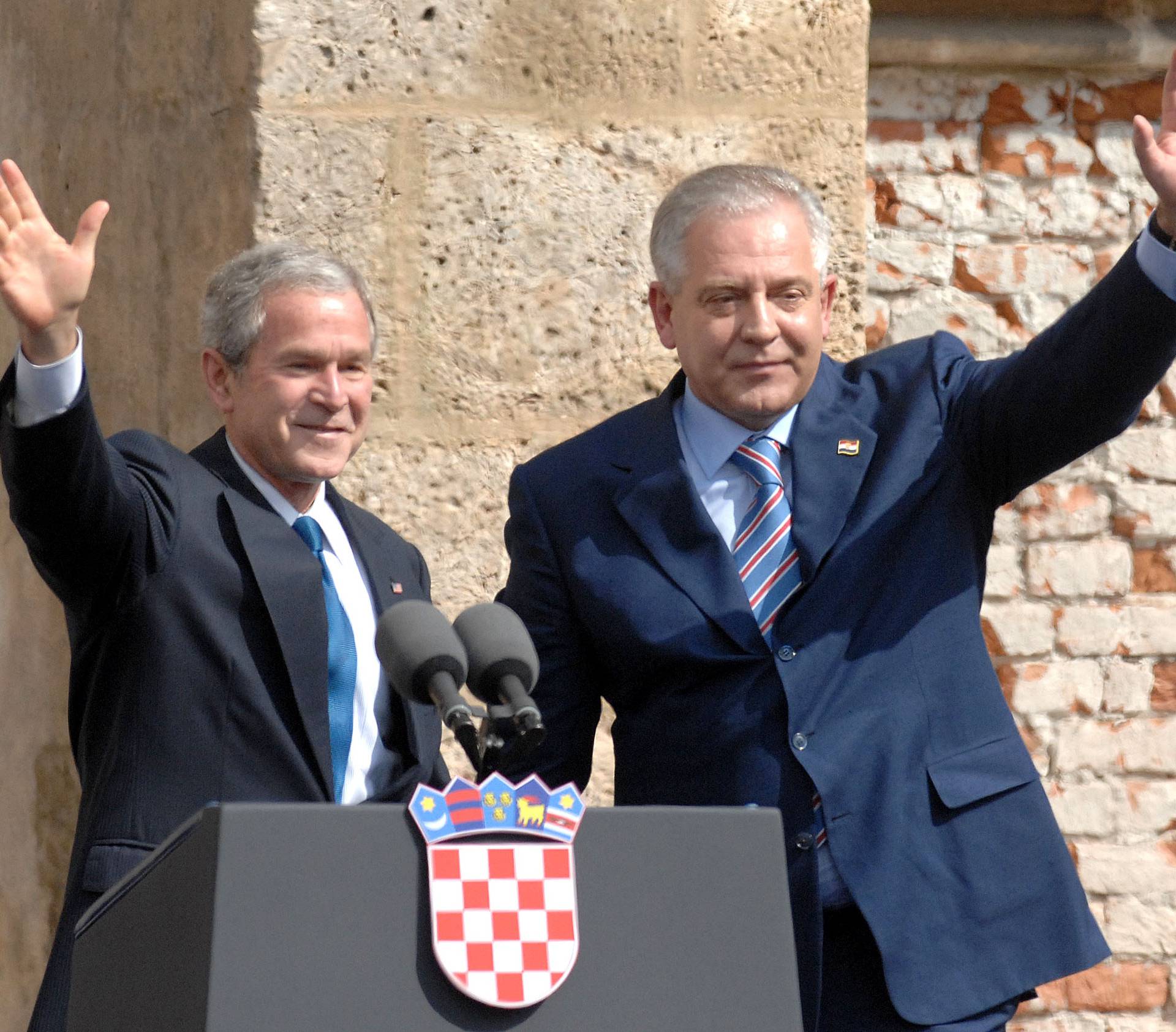 Američkog predsjednika Busha u Hrvatskoj dočekao - mrtvac!
