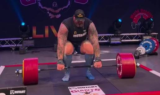 VIDEO Islandski div ponovno je pomaknuo granice izdržljivosti. Evo kako je podigao čak 510 kg