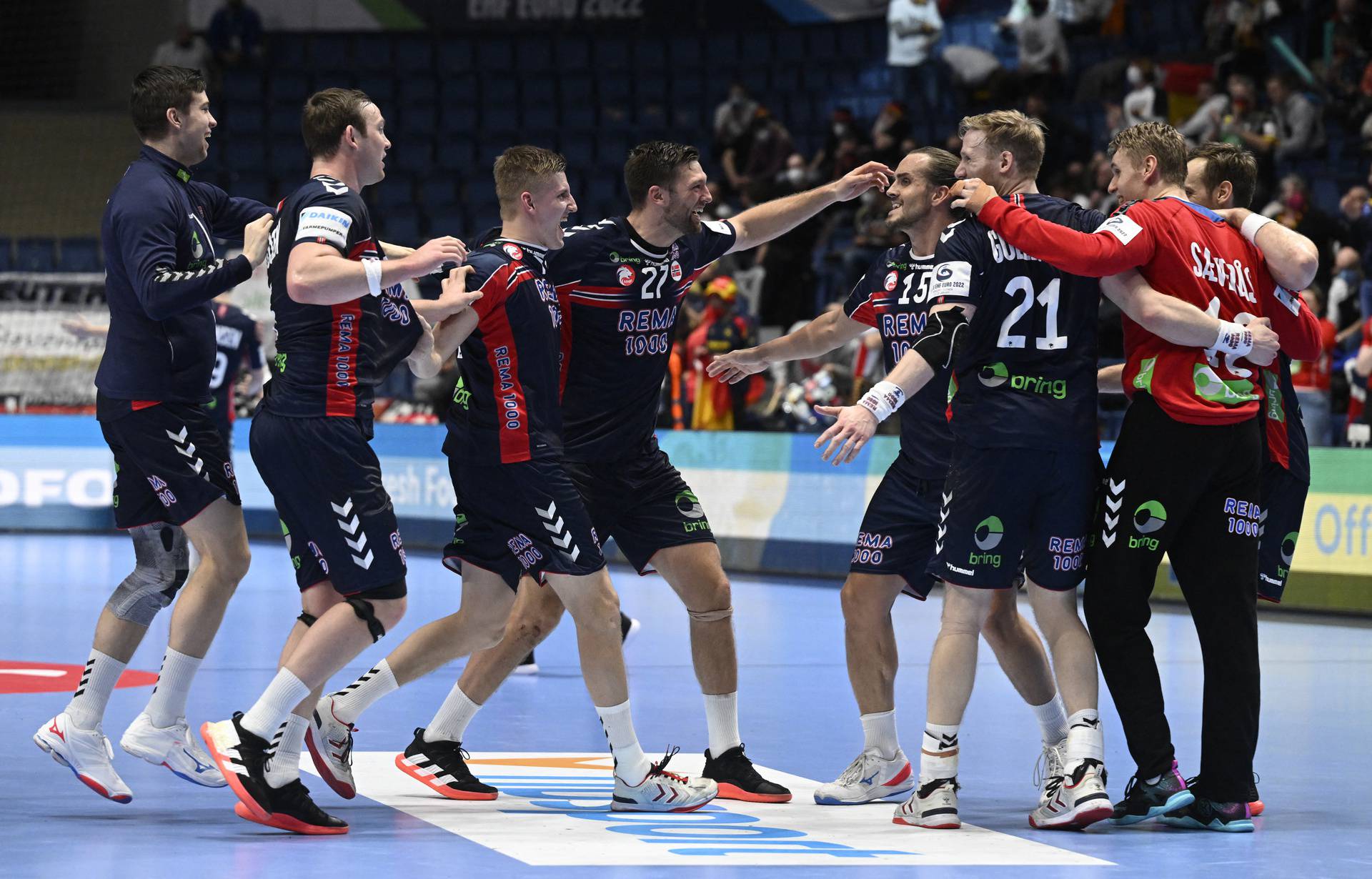 EHF 2022 Men's European Handball Championship - Main Round - Spain v Norway