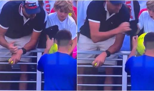 VIDEO Tenisa&ccaron; dao dje&ccaron;aku kapu i odrasli mu je uzeo. Uslijedila je fantasti&ccaron;na gesta tenisa&ccaron;a