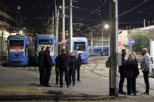 Zagreb: Štrajk vozača ZET-a, vozači ne voze tramvaje