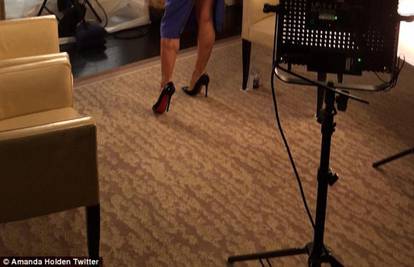 Nestašni rasporak: Amanda Holden pokazala čvrstu guzu