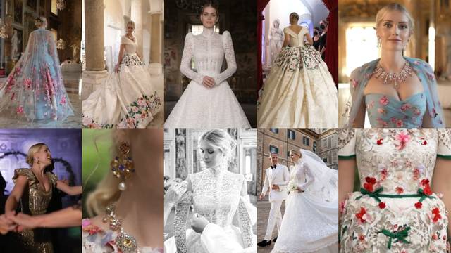Glamurozno vjenčanje u Rimu manekenke i Lady Kitty Spencer - imala je više haljina nego Kate