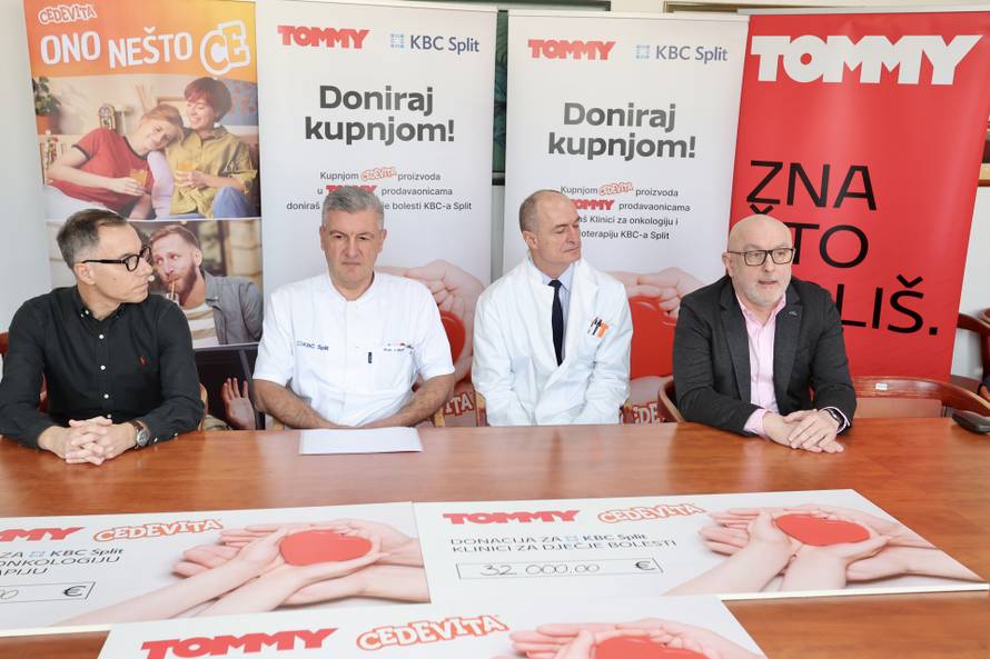 Tommy i Atlantic Grupa donirali 52.000 eura KBC-u Split kroz kampanju „Doniraj kupnjom“