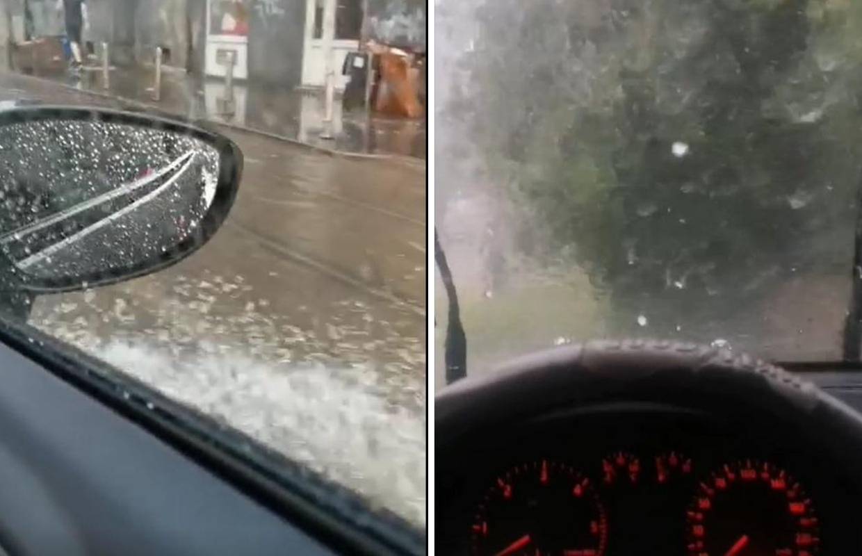 Zagreb opet plivao! Nevrijeme potopilo Ilicu, padala jaka tuča