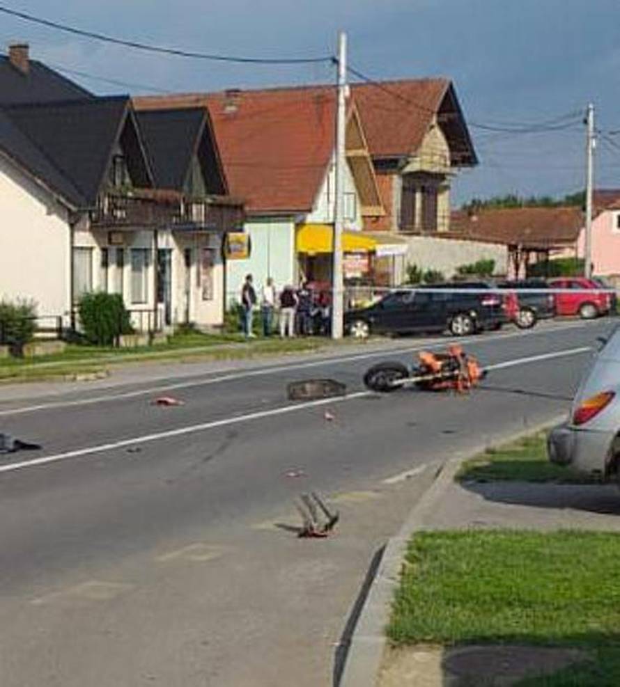 Stravični detalji nesreće: Pao s motocikla pa ga pregazio auto