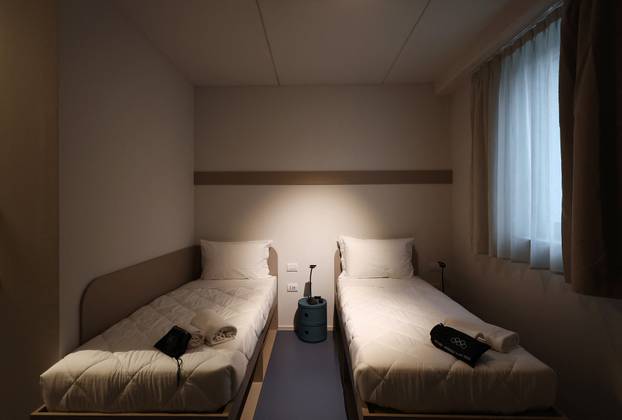 Milano Cortina 2026 Winter Olympics - Press Visit at the Olympic and Paralympic Athletes' Village