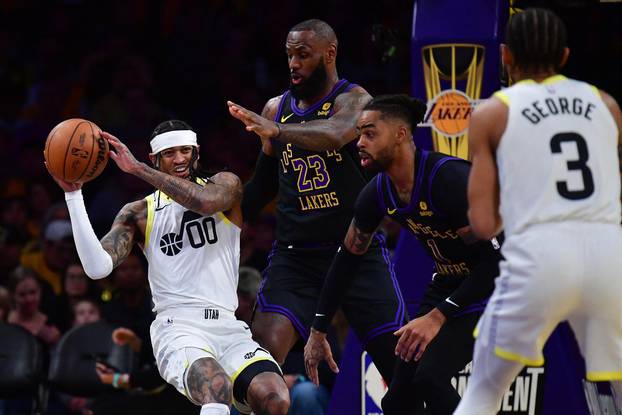 NBA: Utah Jazz at Los Angeles Lakers