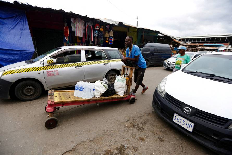 Preparations ahead of Tropical Storm Melissa, in Kingston