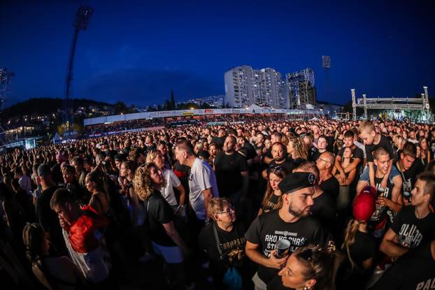 Šibenik: Koncert Marka Perkovića Thomsona na Šibenskom Šubićevcu