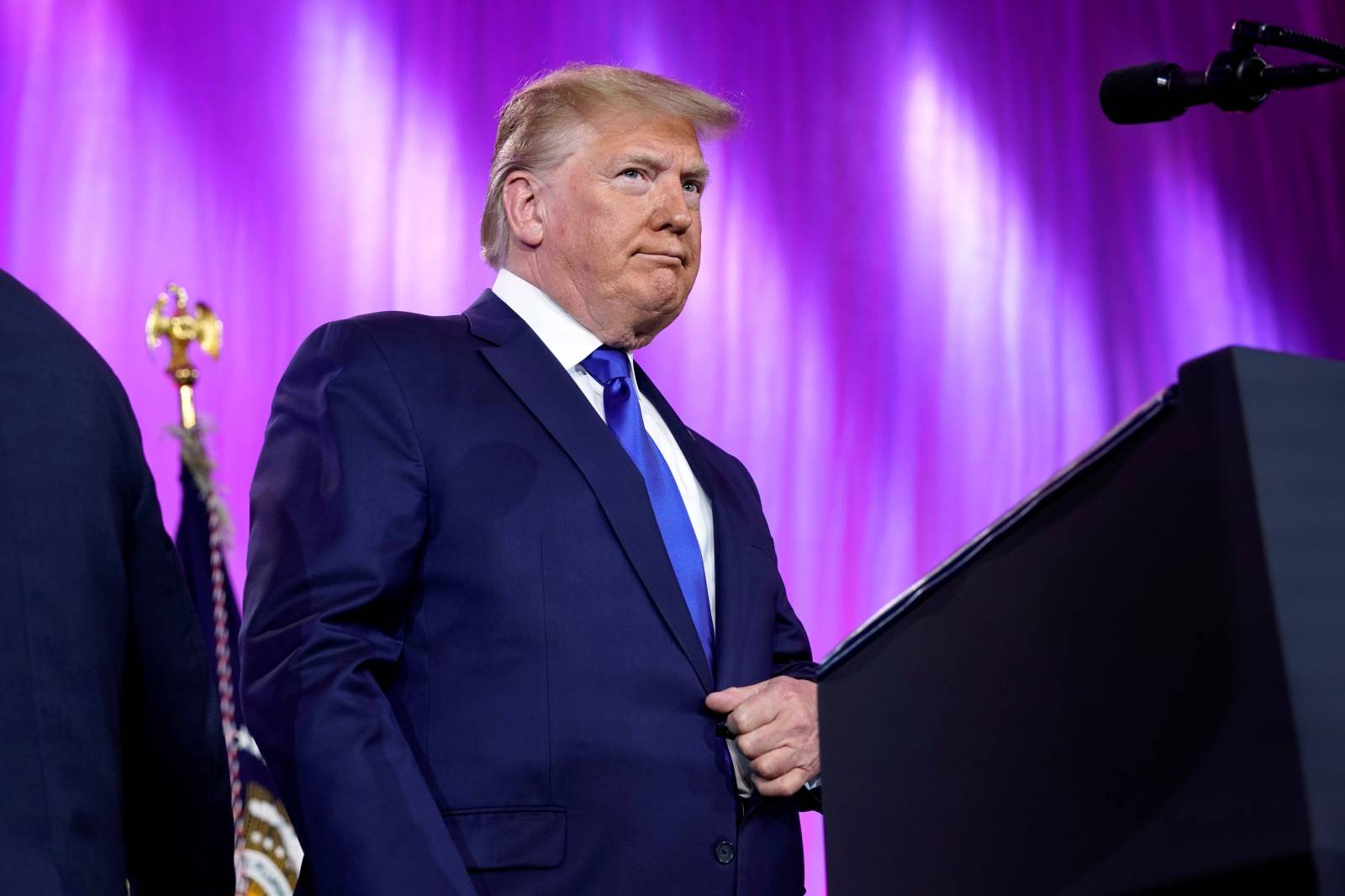 President Donald Trump delivers remarks at Values Voter Summit