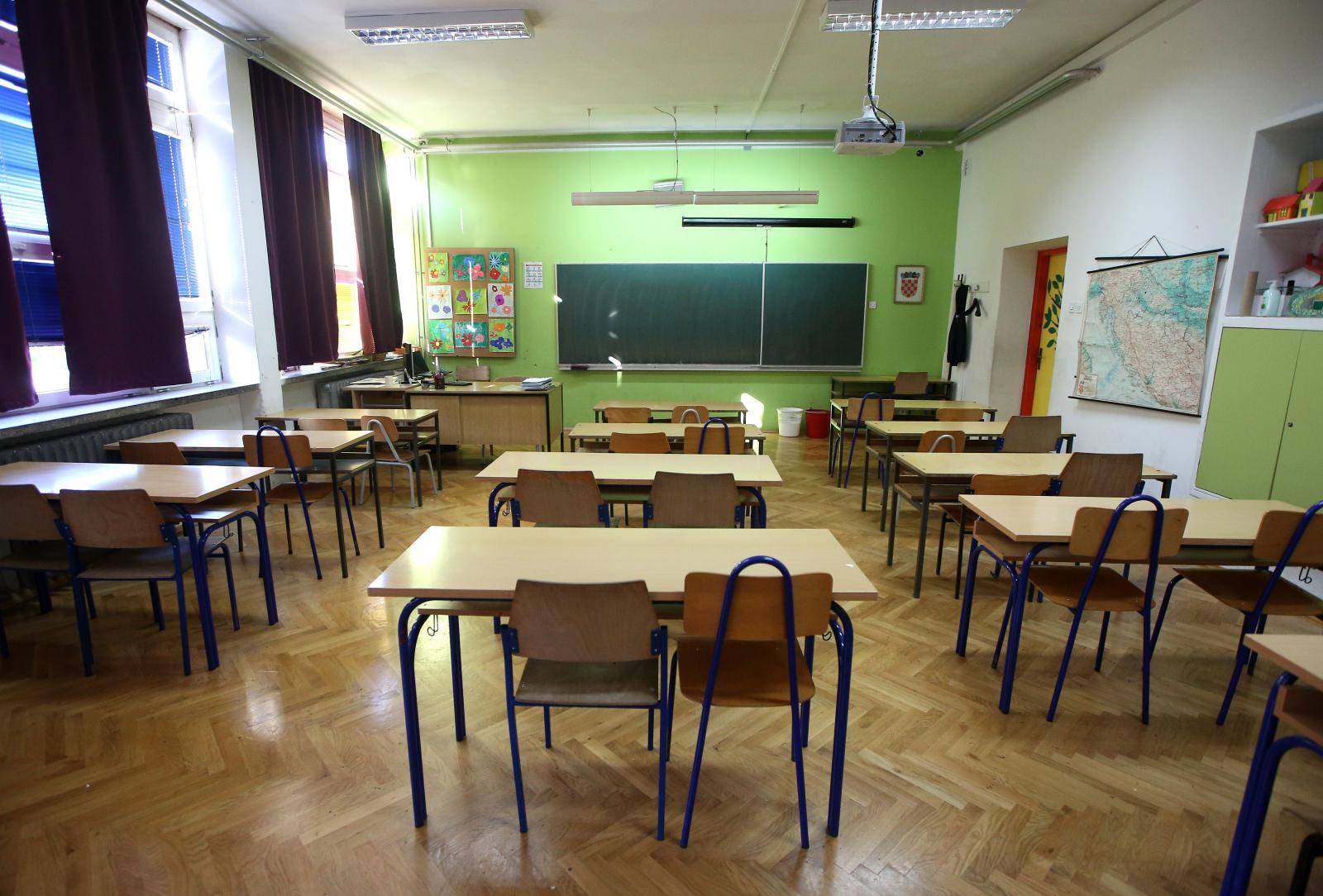 Šibenik: Školske učionice bit će prazne sljedeća dva tjedna