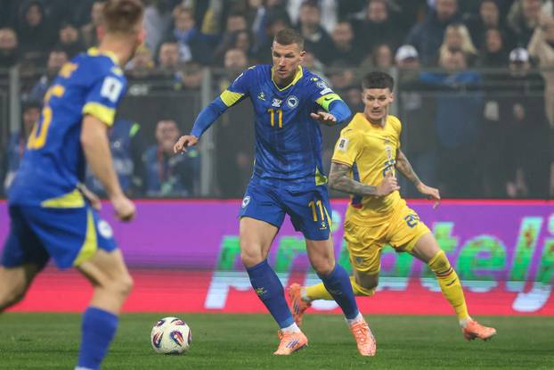 Tuzla: Susret Bosne i Hercegovine i Rumunjske u kvalifikacijama za FIFA Svjetsko prvenstvo