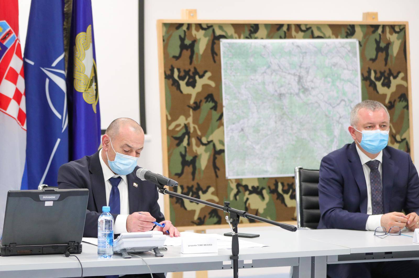 Petrinja: Sastanak Stožera za sanaciju posljedica potresa u Sisačko-moslavačkoj županiji