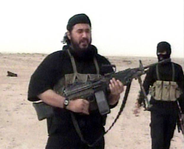 FILE PHOTO: Pentagon released video showing al Qaeda leader Abu Musab al-Zarqawi